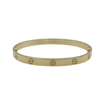Pulsera CARTIER LOVE Oro Amarillo 18K Talla 20 Foto 1 de 4