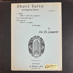 Short Suite on Gregorian Themes for the Organ by Eric DeLamarter (1950) - Picture 1 of 5