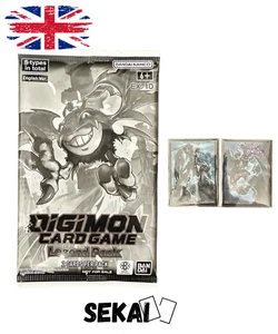 DIGIMON TCG LEGEND PACK EX 10 SINISTER ORDER + 2 SLEEVE OFFICIAL EX10 ASSORTED - Imagen 1 de 3