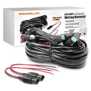 2 Lead 12ft 16 AWG 40A Relay Wiring Harness Kit for LED Light Bars & Fog Ligh... - Picture 1 of 6