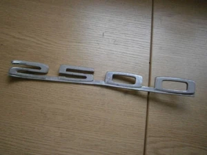 BMW "2500", Originaler Schriftzug, Emblem, Logo, um 1970 - Bild 1 von 2
