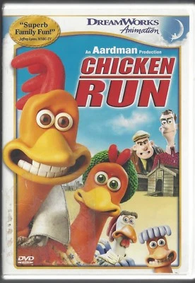 Chicken Run (DVD 2000, Widescreen) Mel Gibson, Julia Sawalha, Miranda Richardson - Image 1 of 2