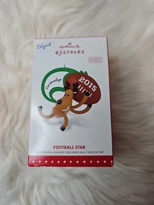 Hallmark 2015 3D Stella del Calcio Renna Decorazione Natalizia - Foto 1 di 3