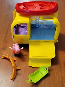 Peppa Pig Peppa's Play n' Go Camper Van Set with Canoe, Hammock, and Figure - Picture 1 of 5