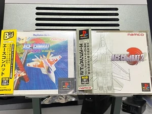 ACE COMBAT 1 & 2 PS1 SONY PlayStation Game Soft NTSC-J Japan Version - Picture 1 of 17