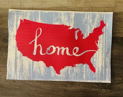 United States Patriotic "home" placemats - set of 4 - Image 1 of 4