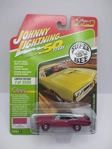 Johnny Lightning Gold 1970 Dodge Coronet Panther rosa Superbiene (K) - Bild 1 von 4