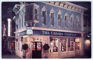 DISNEYLAND UPJOHN COMPANY DROGERIE AUF DER HAUPTSTRASSE USA VINTAGE POSTKARTE - Bild 1 von 2
