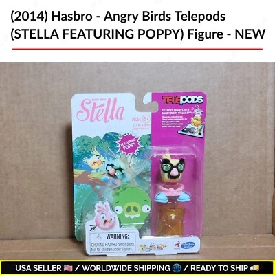 Boneco Hasbro - Angry Birds Telepods (STELLA FEATURING POPPY) - NOVO - Imagem 1 de 4