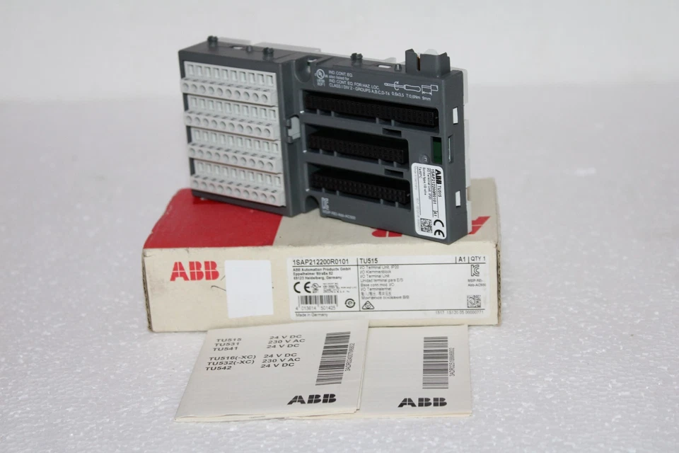 ABB 1SAP212200R0101 TU515 I/O Terminal Unit IP20 - Image 1 of 4