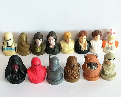 Estampillas de figuras de goma de Star Wars 14 piezas Foto 1 de 4