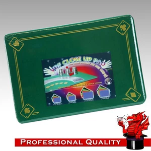 VDF Magicians Close Up Pad / Mat / Green with Aces - Magic - Professional Size - Picture 1 of 2
