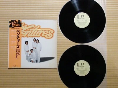 The Ventures ‎– Double Deluxe GXC 53/54 Japan Insert Obi NM vinyl - Image 1 of 4