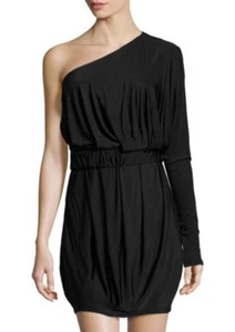 Rachel Zoe para mujer Dolman un hombro negro dess talla 0 nuevo con etiquetas 495  - Imagen 1 de 17
