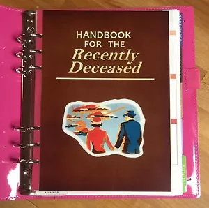 *Recently Deceased* Beetlejuice Cover Set made for use with Filofax A5 Planner - Picture 1 of 2