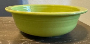Vintage Fiesta 50’s Chartreuse 8 1/2" Nappy Serving Bowl Fiestaware - Picture 1 of 6