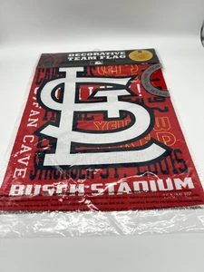 St. Louis Cardinals Embossed Fan Rules Garden Flag 12.5" x 18" Team Sports MLB - Picture 1 of 4