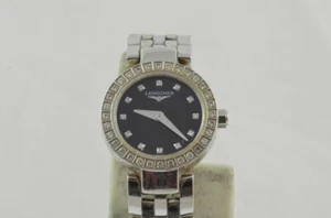 LONGINES DOLCE VITA RONDE UHR QUARTZ STAHL 20MM RAR BRILLIANTEN L5.174.0 L084 - Bild 1 von 7