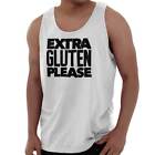 Extra Gluten Please Funny Carbs Hangry Gift Tank Top T Shirts Tees Men Women