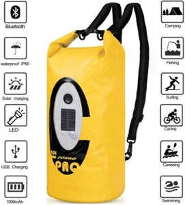 20L Wireless Speaker Backpack Waterproof Fishing Hiking Floate Camping Dry Bags - Picture 1 of 17