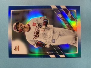 RYOSUKE TATSUMI 2021 TOPPS CHROME NPB #209 BLUE REFRACTOR #/150 NIPPON PRO