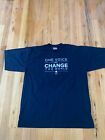 2008 Barack Obama Campaign One Voice Can Change the World Niebieska koszulka XL
