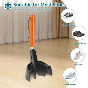 Adjustable Shoe Horn Long Handle Shoe Lifter Telescopic Shoehorn Household - Picture 1 of 12
