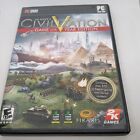 PC DVD 2K 2010 CIB Sid Meier's Civilization V GotY avec clé