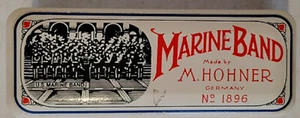 HARMONICA MARINE BAND by M. HOHNER- n° 1896 - 10 trous- dans son étui - Imagen 1 de 10