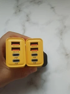 Chargeur Téléphone Portable 120W Ultra Rapide 4 Ports PD USB Chargeur Adaptateur Mural NEUF - Photo 1 sur 6
