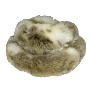 Dillards Faux Fur Earthtones O/S Made In Canada Acrylic/Polyester - Picture 1 of 10