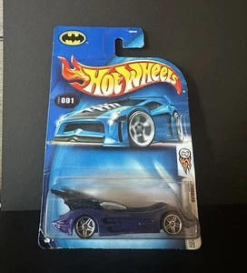 HOT WHEELS-FIRST EDITION-2004- BATMOBILE-Purple And Black-001 - Picture 1 of 3