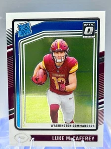 2024 Donruss Optic Luke McCaffrey Rated Rookie #268 - Picture 1 of 2