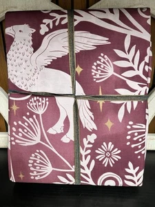 Pottery Barn Teen Harry Potter Magical Patronus Damask King Duvet Cover Burgundy - Picture 1 of 5