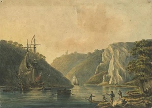 After Nicholas Pocock - Antique Aquatint Print - The Avon at Black Rock - Picture 1 of 7
