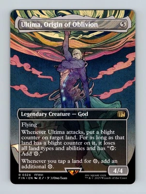 MTG: FIN 324 Ultima, Origin of Oblivion (Borderless) Regular NM - Image 1 of 2