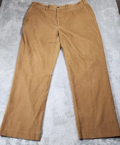 Orvis Cordhose Herren 38 x 30 khaki hellbraun Chino flache Vorderseite gerades Bein - Bild 1 von 11