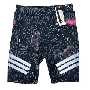Adidas Break the Norm Climacool Biker Collant Pantaloncini da Corsa Uomo Taglia L JC7386 - Foto 1 di 14