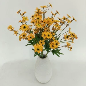 23'' Orange Daisy Artificial FlowersArtificial Daisy Flowers6 Bouquets Fake D... - Picture 1 of 8