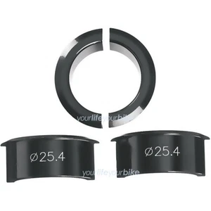 ERGOTEC SHIM SET 25,4mm > 31,8mm LENKER KLEMMUNG ADAPTER SPACER BAR SHIMS VORBAU - Bild 1 von 1