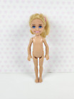 Barbie Chlesea Doll, Blonde Hair In Ponytail, Blue Eyes, Nude Doll