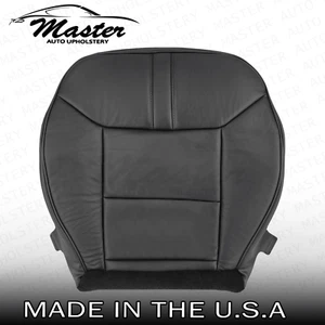 Fits 2008 2009 Hummer H2 SUV Driver Side Bottom Black Vinyl Seat Cover - Picture 1 of 8