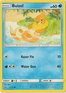 Pokémon Buizel 22/73 Shining Legends (2017) - Imagen 1 de 2