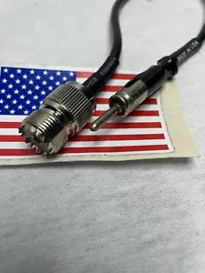 SO239 to DIN Car radio AM/FM CD/DVD Aerial antenna RG58 Adapter Cable 1FT 30cm - Picture 1 of 1