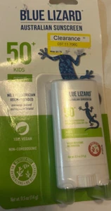 Blue Lizard Australian Mineral Sunscreen Stick kids SPF 50+ 0.5 oz NEW exp 01/26 - Picture 1 of 1