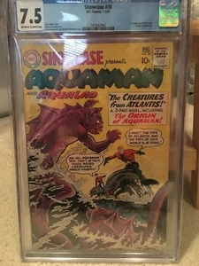 SHOWCASE #30 CGC 7.5 - 1st AQUAMAN TRYOUT ISSUE  - Bild 1 von 2