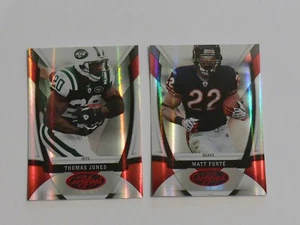2009 LEAF CERTIFIED 2 CARD RED LOT MATT FORTE/THOMAS JONES /# - Picture 1 of 1