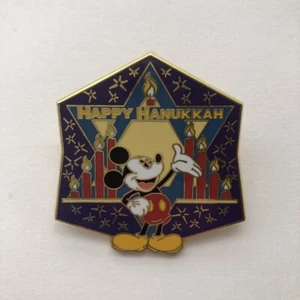 OLD LE Disney Pin Happy Hanukkah Menorah Mickey Mouse Lighting Candles - Picture 1 of 1