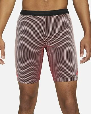 Nike Aeroswift 1/2 Tights Running Shorts Men's Multi Size Red DA1429 014 - Image 1 of 4