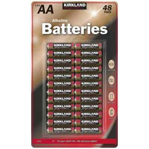 Kirkland Signature AA Alkaline Batteries 48 Pack - Picture 1 of 2